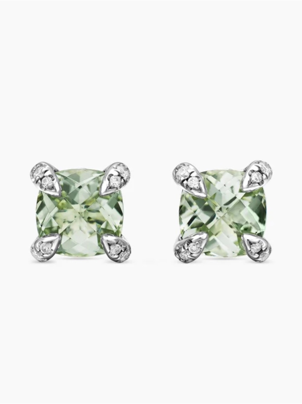 DAVID YURMAN PETITE CHATELAINE® STUD EARRINGS - Prasiolite